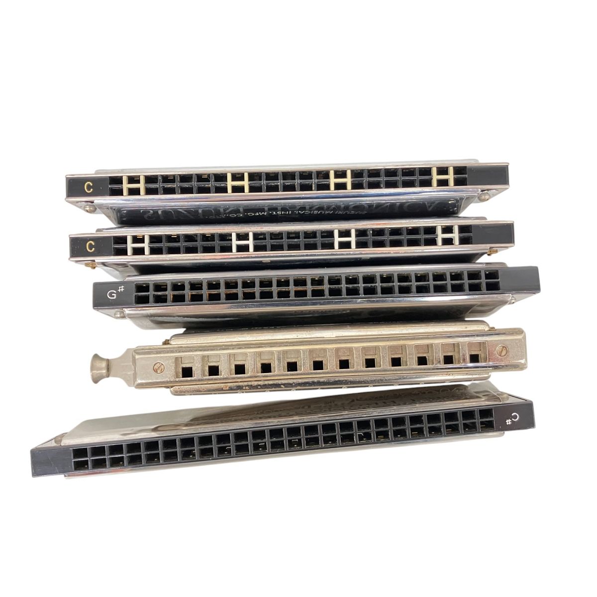 SUZUKI Humming-24H F 24穴 複音ハーモニカ 高級スズキ・ハミング