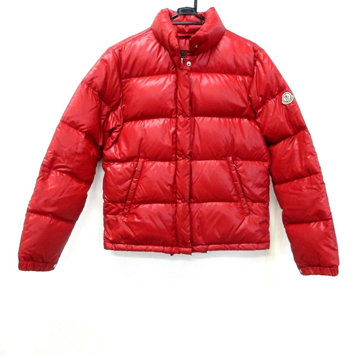 MONCLER(モンクレール) ダウンジャケット サイズ0 XS レディース - レッド 長袖/秋/冬 - メルカリ