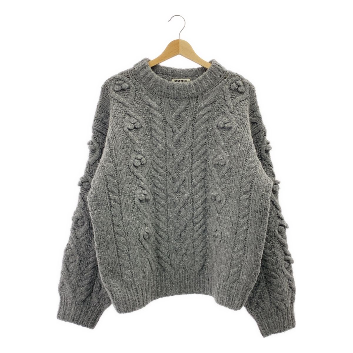 NKNIT / ンニット | 2024AW | bubble cable hand KNIT ケーブル