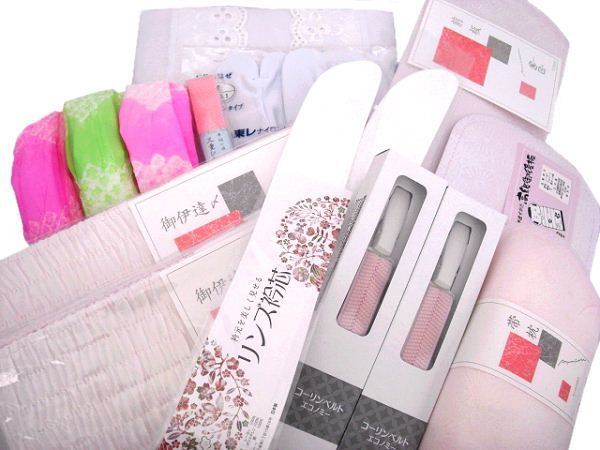 着物美人 み 着物スリップ 肌襦袢 肌着 LL 2L XL 足袋 帯板 後板 帯枕 伊達締め 腰紐 コーリン 襟芯 三重紐 振袖 着物 和服 和装小物 振袖用 インナー 着付け小物 14点セット 328863