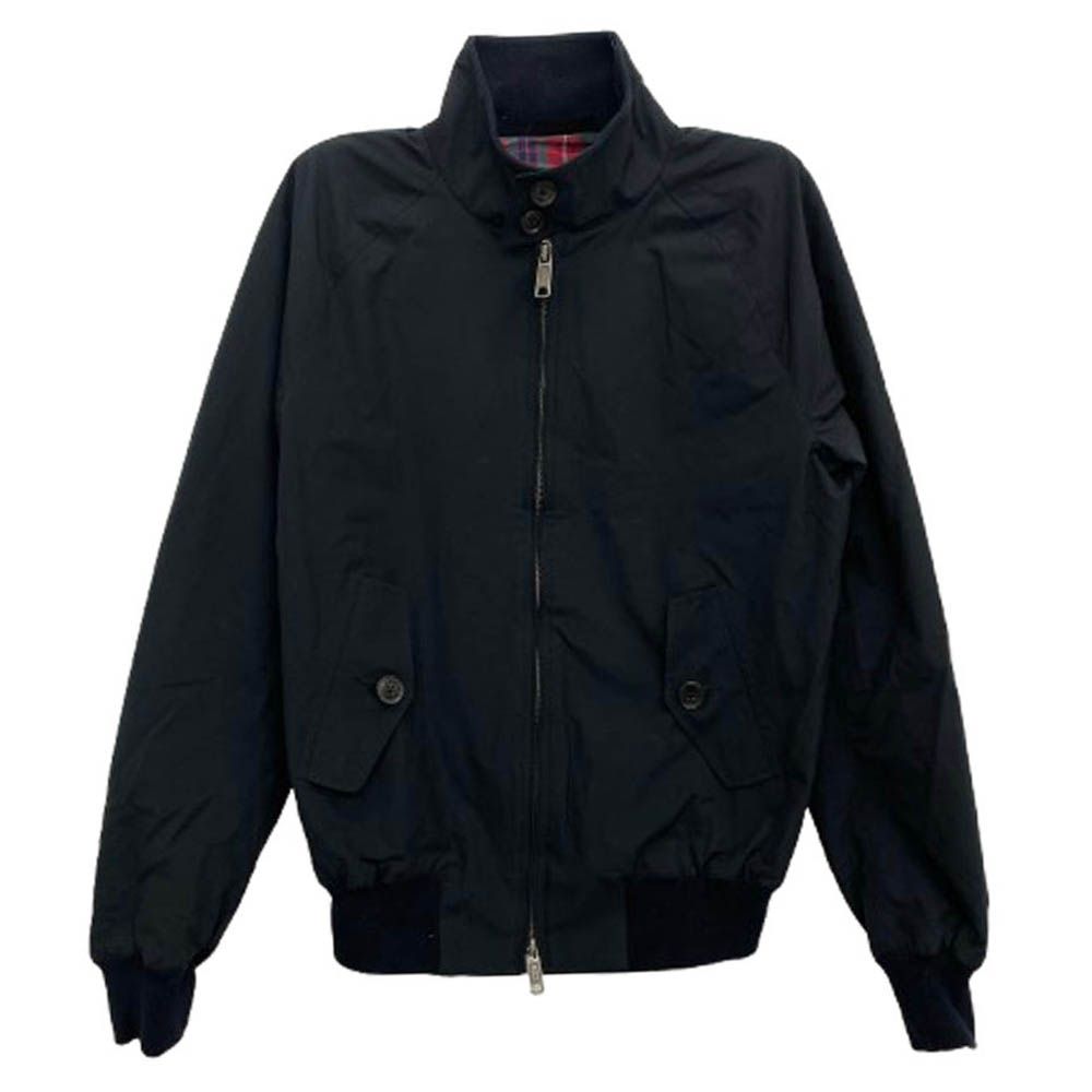 M バラクータ ハリントンジャケットウール 38 ブラック BARACUTA バラクータ 英国製 裏地チェック ハリントン