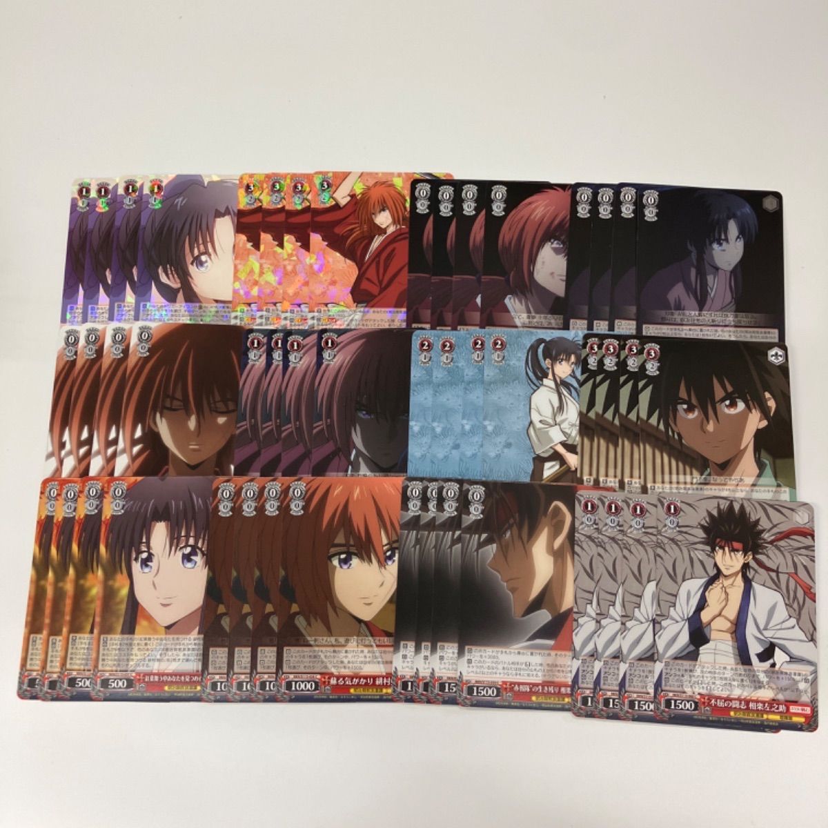 ヴァイス るろうに剣心 RR以下4コン+TD4コン 大会プロモ箔押し付き 未