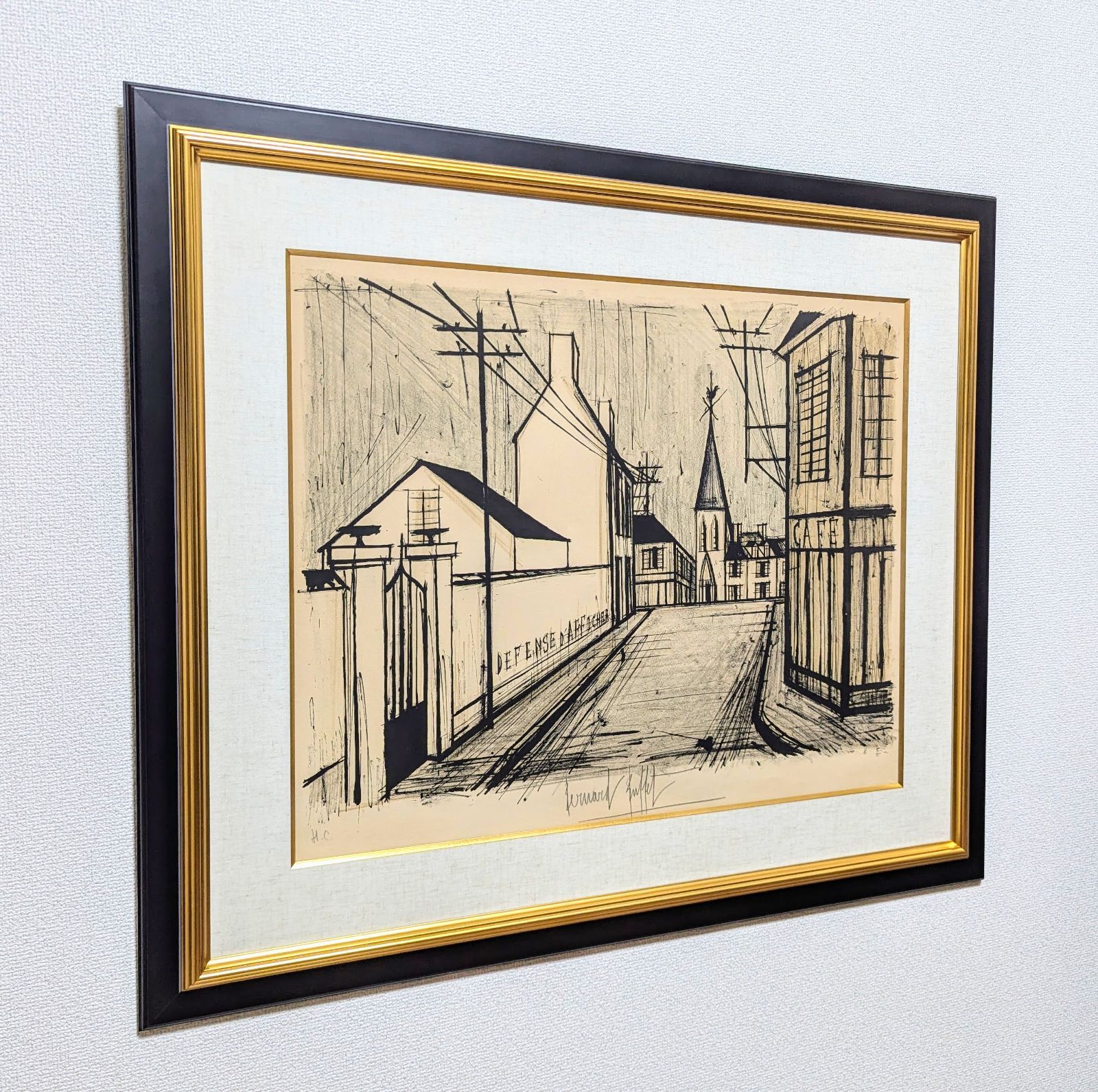 リトグラフ 額付