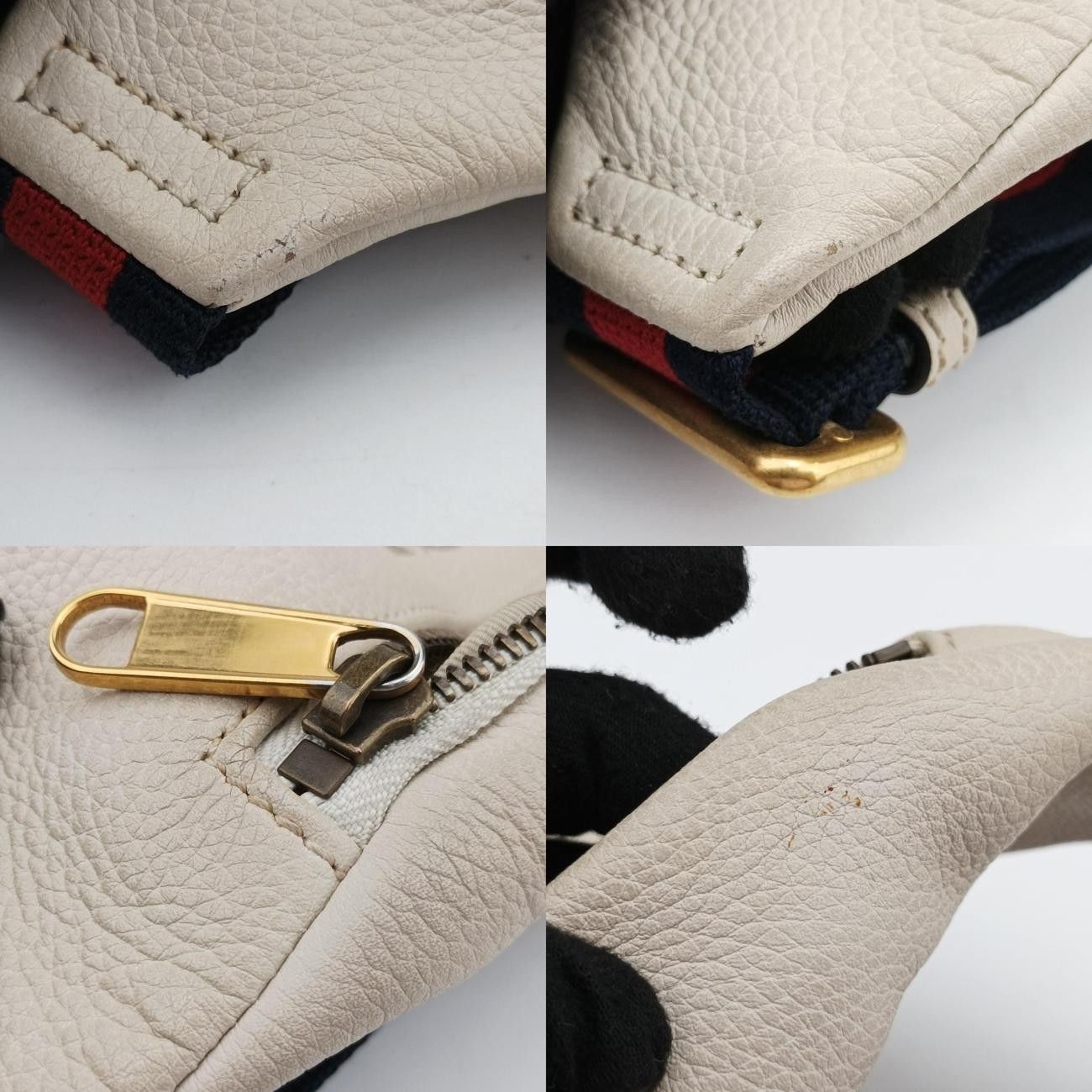 グッチGucciグッチプリントホワイトレザー530412I025799117