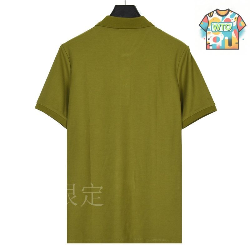 今日WTO】Burberry バーバリー BBR 24ss 胸麦穂刺繍ポロ-QI96