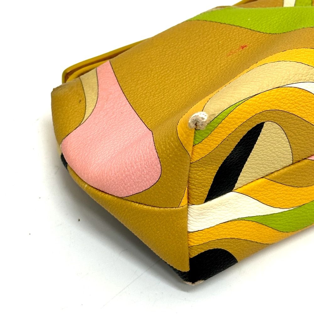 Emilio Pucci エミリオプッチ 化粧ポーチ プッチ柄 PVC マルチ