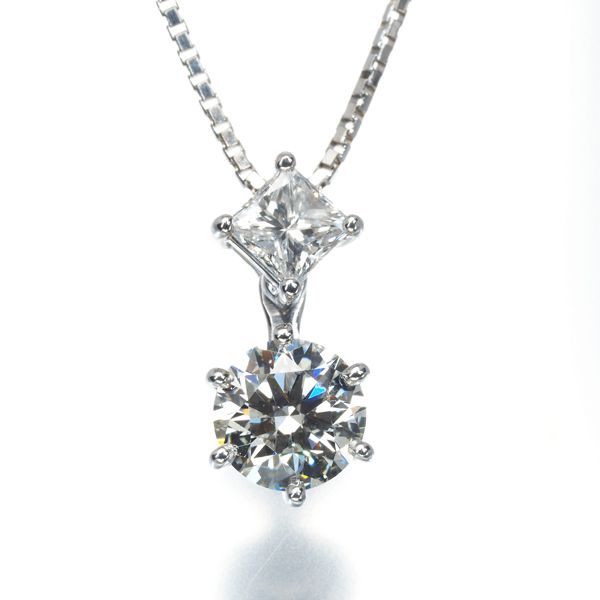 TASAKI タサキ ネックレス ダイヤ ダイヤモンド 0.60ct/0.22ct