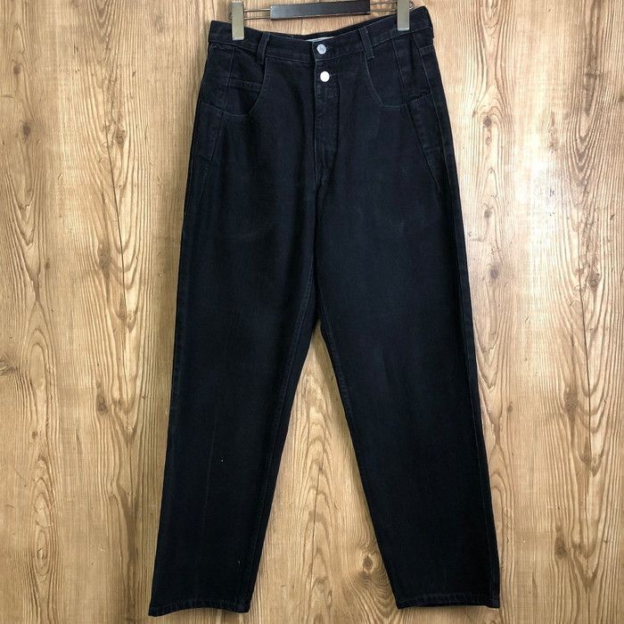 USA製 90s GUESS JEANS ゲス ジーンズ ブラックデニム パンツ ジーパン 