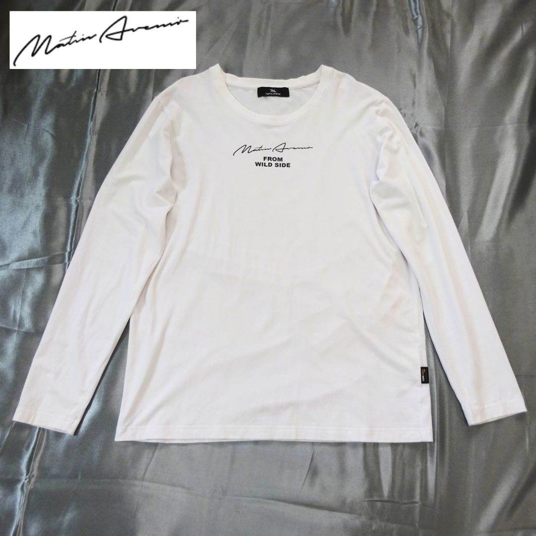 MATIN AVENIR マタンアヴニール 長袖Tシャツ ホワイト ロングTシャツ 