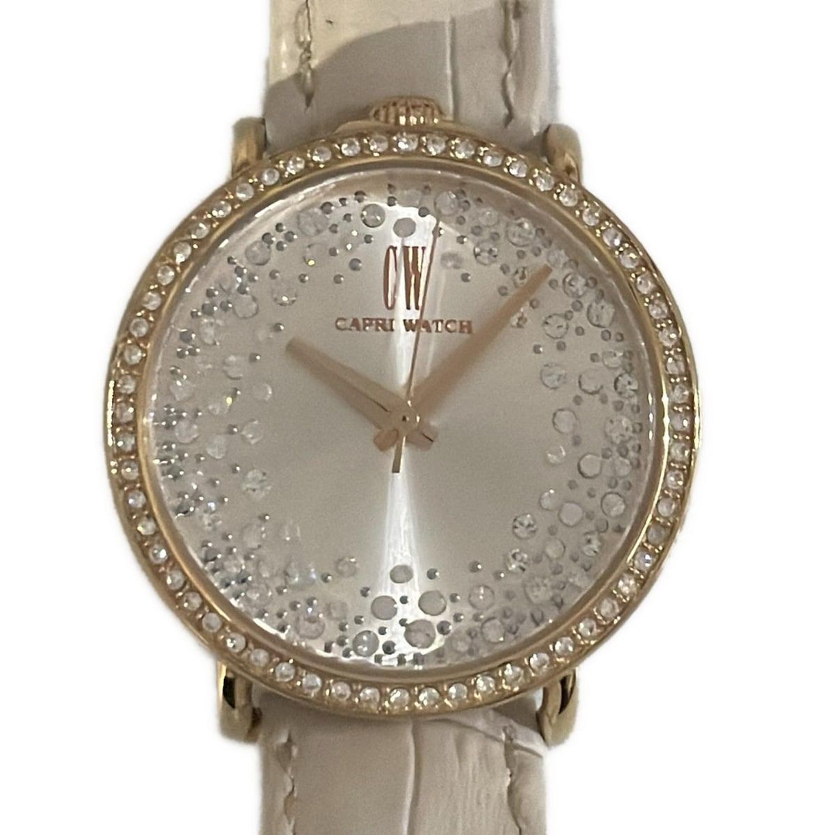【超美品】CAPRI WATCH CW カプリ ウォッチ 腕時計 スワロフスキー CAPRI WATCH CW カプリ ウォッチ 腕時計 スワロフスキー - メルカリ
