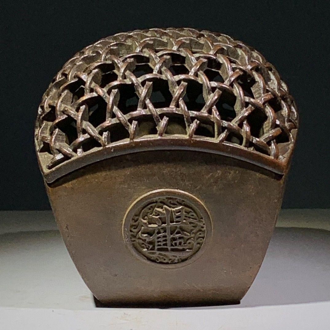 銅 細工 還 茶道具 金竜亀薫香炉 金銭亀檀香炉 香道具装飾品