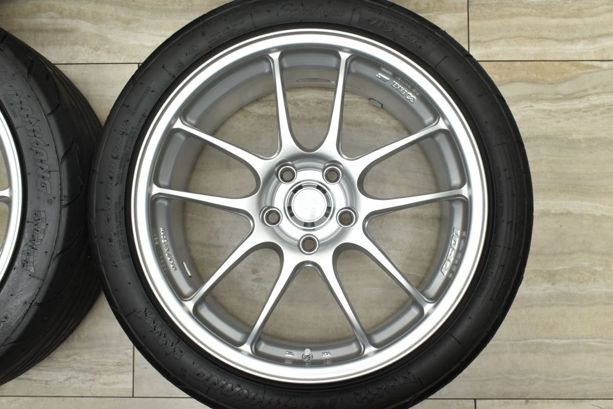 美品】ENKEI PF01 18in 9J +45 PCD114.3 2022年製 ナンカン NS-2R 245