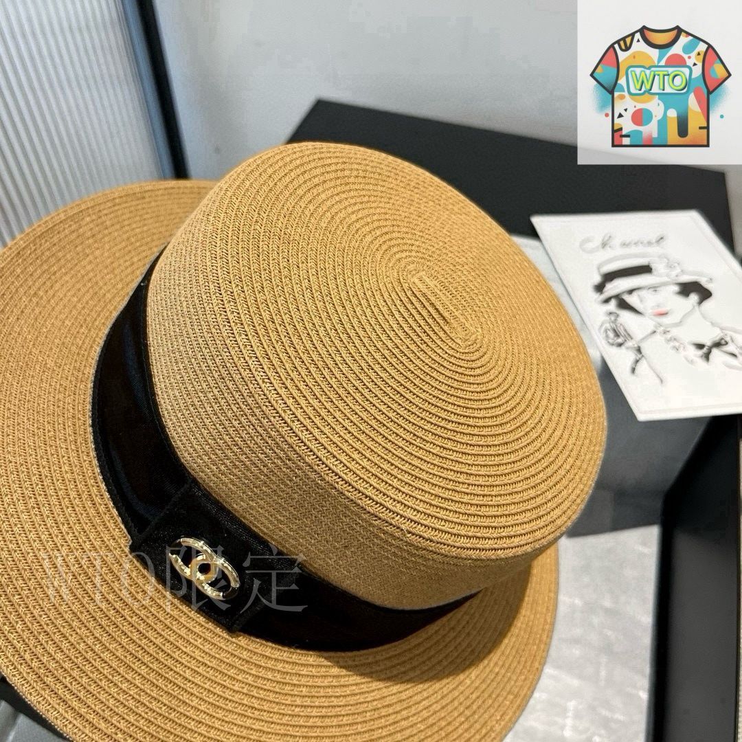 今週末限定値下げ‼️CHANELハット麦わら帽子 今日WTO】Chanel 2024 新 麦わら帽 優雅デザイン-CE40 - メルカリ