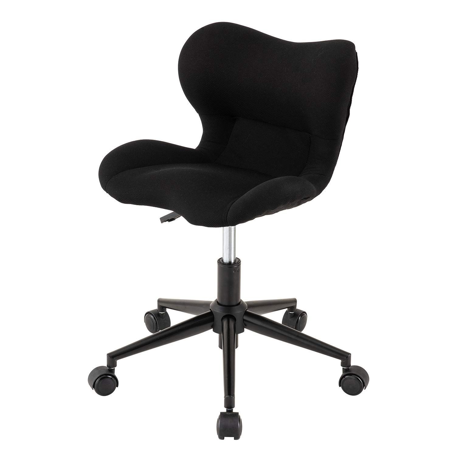 商品 回転椅子 姿勢 仕事 事務用 テレワーク メッシュ オフィス ダイニング 背もたれの低いコンパクトなデスクチェア pc 子ども用にも イス スリムフィットチェア バランスボール ピアノ 黒 ドウシシャ ブラック SFC-BK