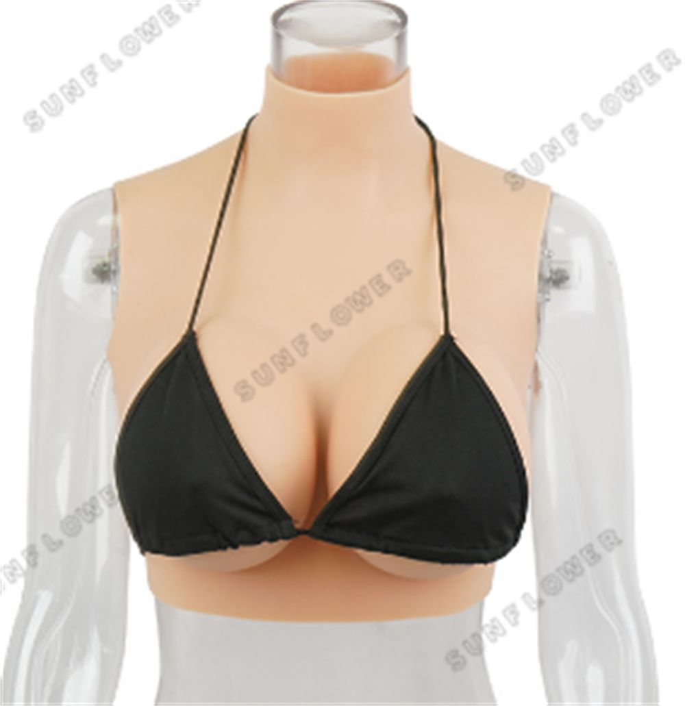 新品未使用シリコンバスト コスプレ偽乳 Gカップ 盛り胸