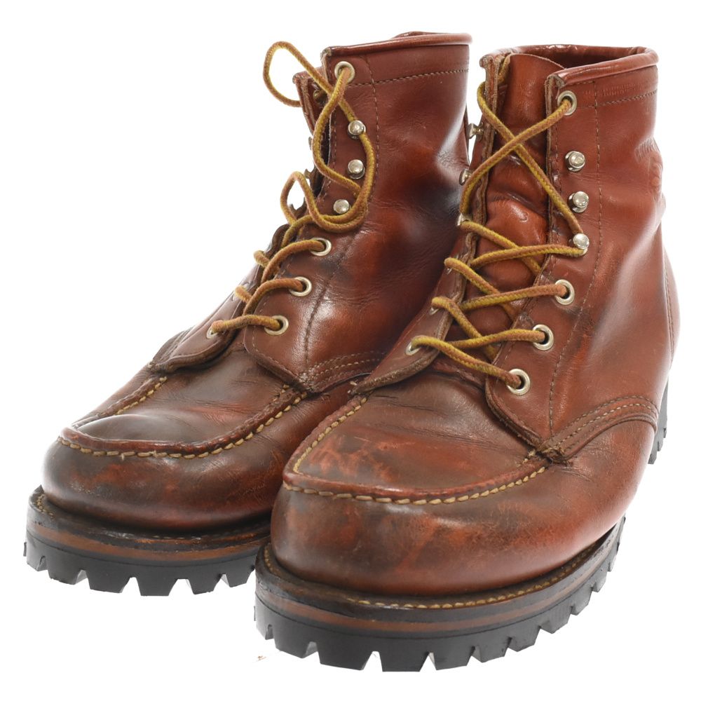 CHIPPEWA (チペワ) 90S 白タグ レザー ワークブーツ モックトゥブーツ