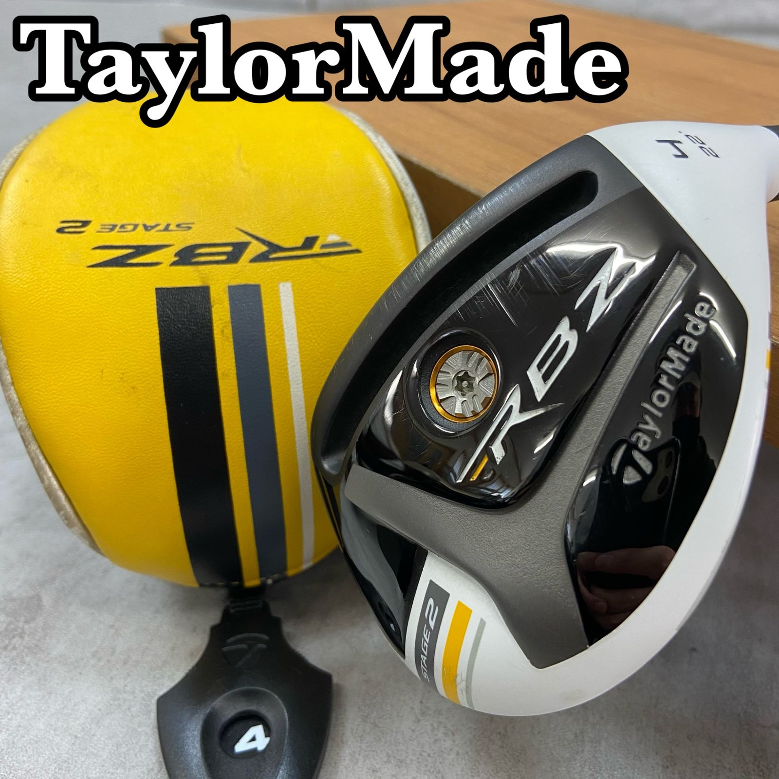 TaylorMade テーラーメイド RBZ STAGE2 ステージ メンズゴルフ4UT カーボン S 22° 右利き用 UT ユーティリティー ヘッドカバー