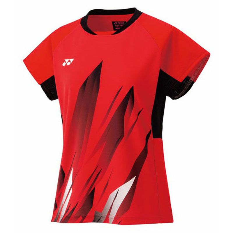YONEX(ヨネックス) ウィメンズゲームシャツ テニス・バドミントン ウェア(ウィメンズ) (20885)、(496)サンセットレッド