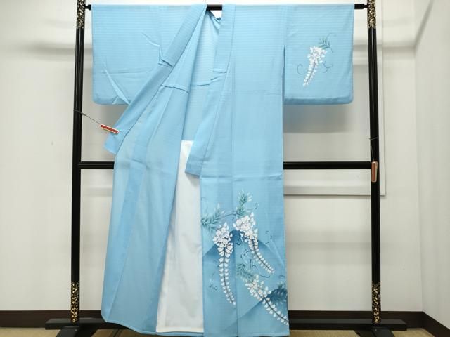 平和屋着物○振袖用長襦袢 無双仕立て 霞花地紋 暈し染め お買い得品