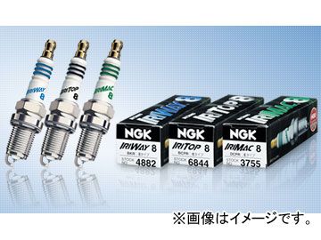 NGK スパークプラグ イリシリーズ ダイハツ デルタワゴン/バン SR40N，SR50N 3S-FE 2000cc 1996年11月～2004年12月 入数：1本 IRIWAY7(No.4558)