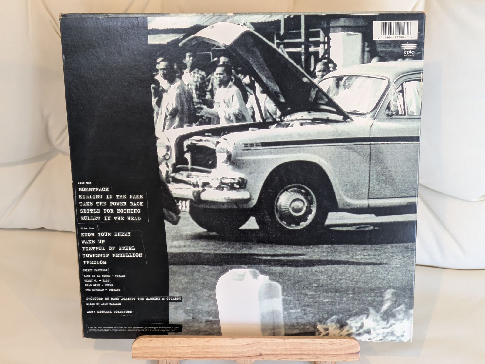 Z52959 US盤 RAGE AGAINST THE MACHINE/RAGE AGAINST THE MACHINE LP