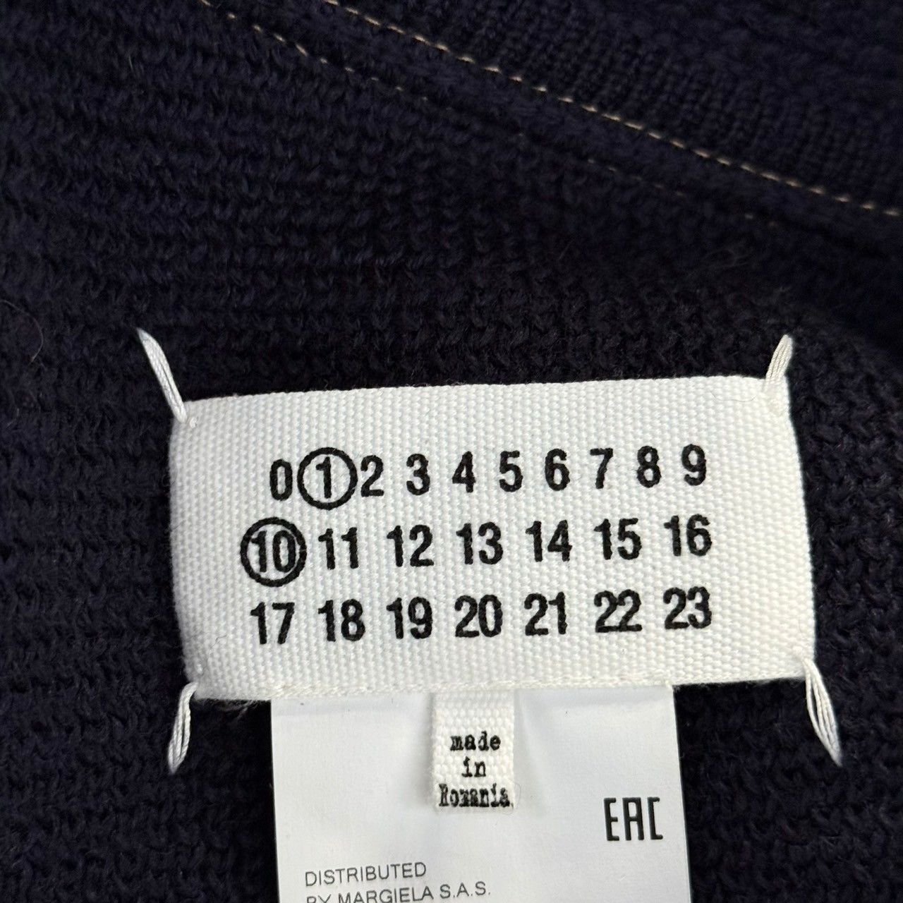 Maison Margiela メゾンマルジェラ SAMPLE サンプル 22AW ハーフジップ 