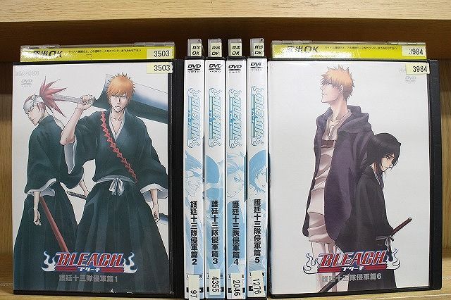 DVD BLEACH ブリーチ 護廷十三隊侵軍篇 全6巻 ※ケース無し発送 レンタル落ち ZN711 - メルカリ