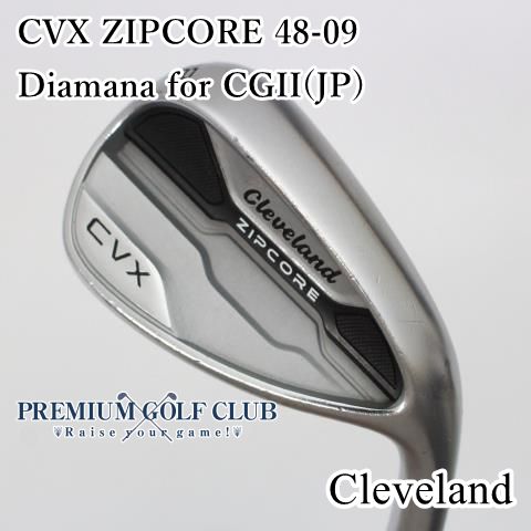 【中古】 クリーブランド CVX ZIPCORE ウェッジ 48-09 ディアマナ for CGII(JP) 48度 [2592]