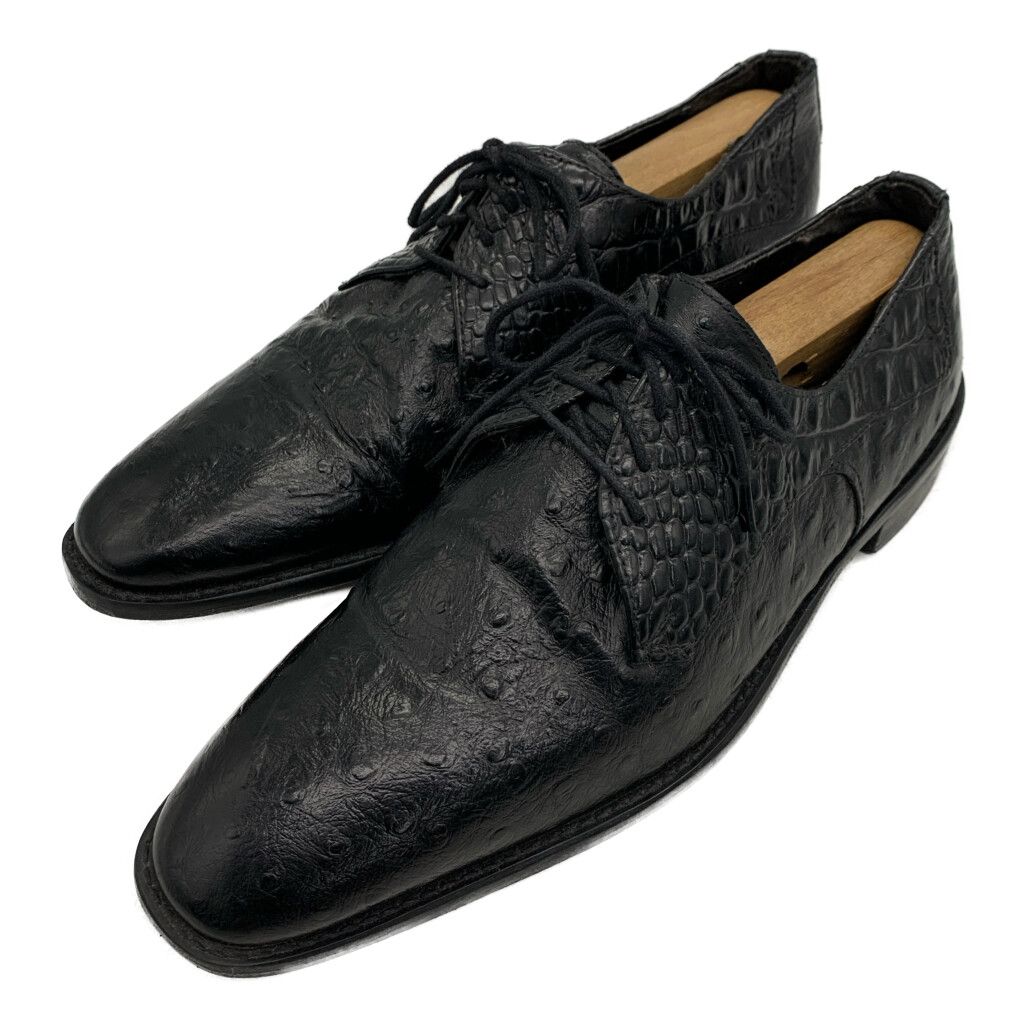 STACY ADAMS ステイシーアダムス プレーントゥ 外羽根式 レザーシューズ ブラック (メンズ 9 1/2 M) 中古 古着 KA1385 STACY ADAMS ステイシーアダムス プレーントゥ 外羽根式 レザー