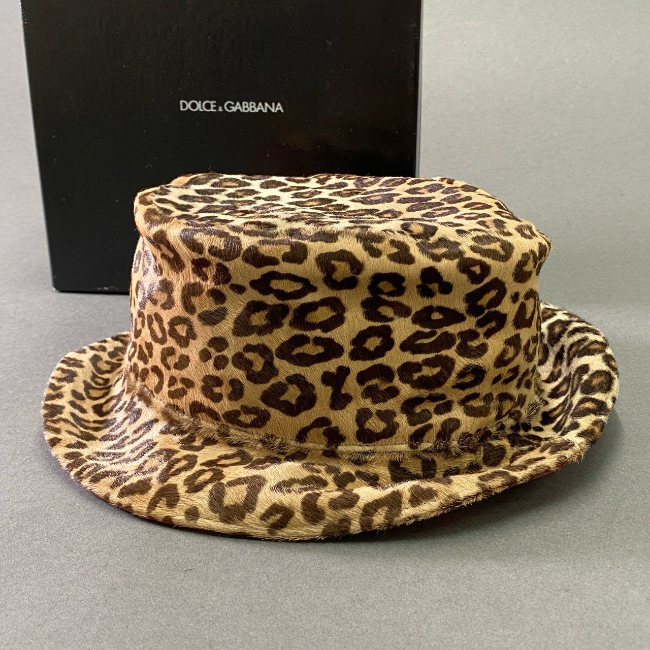 DOLCE&GABBANA ドルチェ&ガッバーナ レオパード ハット 帽子 f6 DOLCE&GABBANA ドルチェアンドガッバーナ レオパード柄