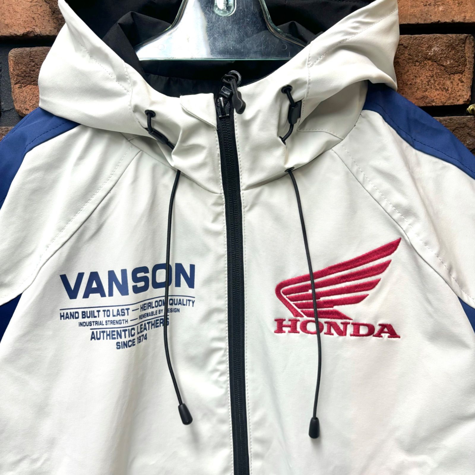 VANSON バンソン アウター メンズ 三層ストレッチパーカー 高耐水 高撥水加工 NVSZ-2207  送料無料【バンソンから新作パーカーが登場!!】-和柄　カジュアル　 ジーンズプラザ摩耶葛西店