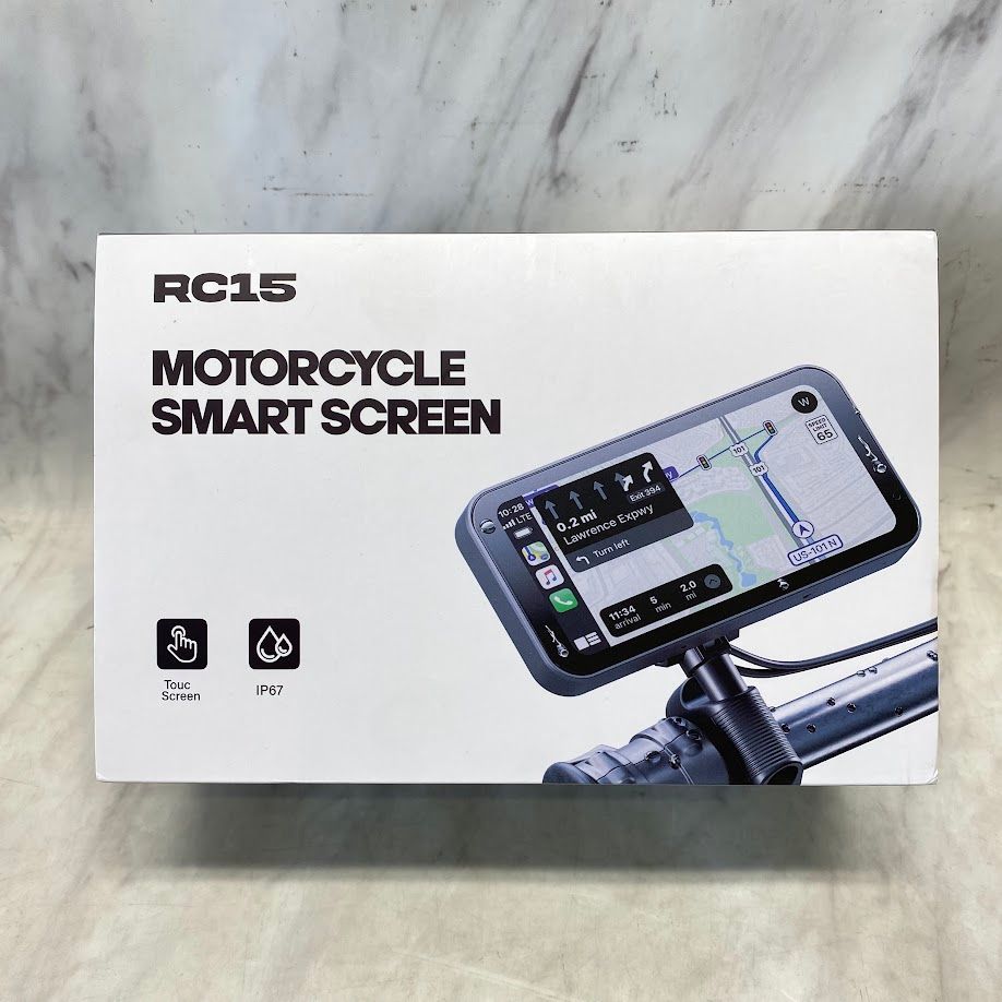 極美品】LAMTTO バイクディスプレイオーディオ 6.25インチIPSタッチ 