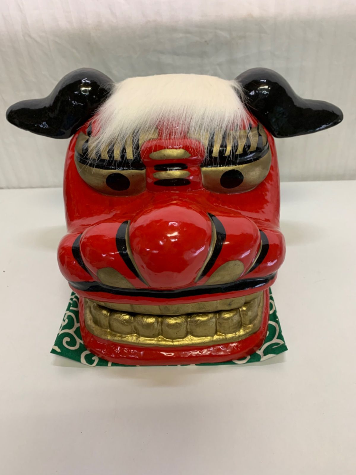 ☆値下げ☆獅子舞 獅子頭 置物 縁起物 魔除け 祭り 未使用品 【公式通販】