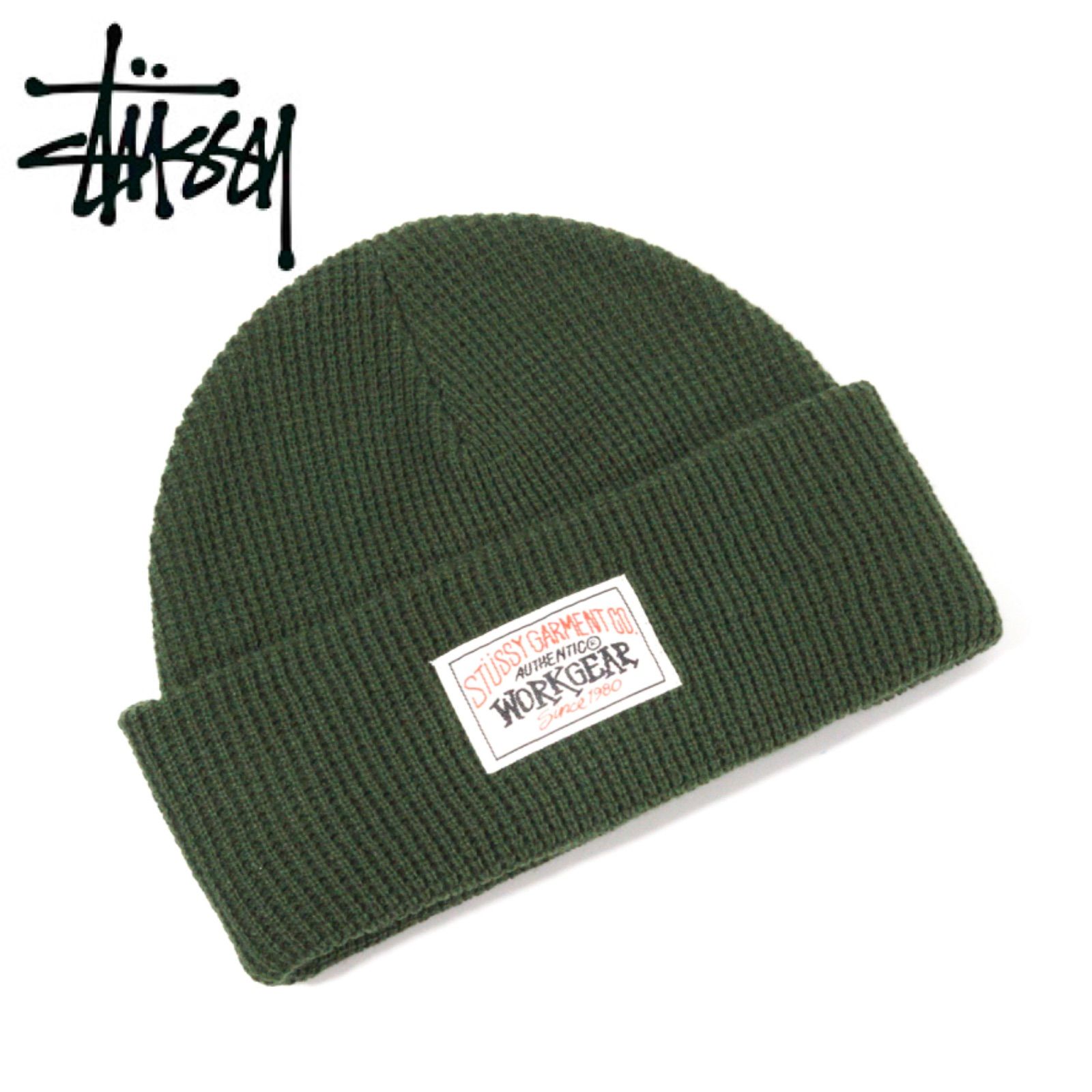 Workgear Stussy ビーニー 日本未発売 STUSSY ワークギア ワッフル