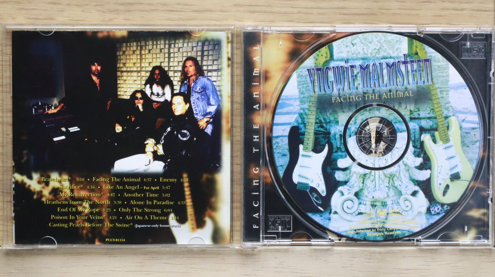イングウェイ・マルムスティー CD4枚セット YNGWIE MALMSTEEN OVERDRIVE - Limited Edition YJM308W / WHITE