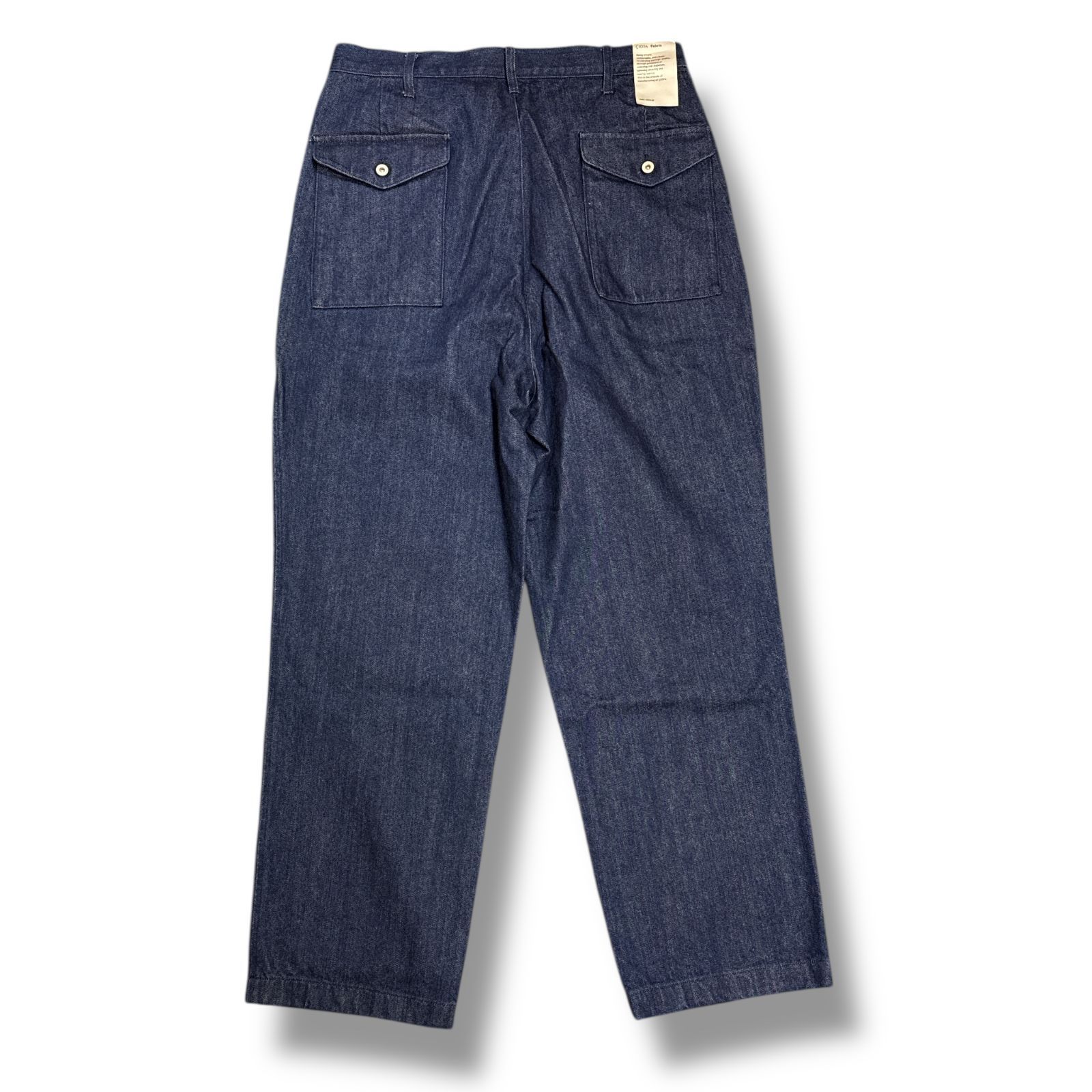 SEEALL × CIOTA ドッカーズベルテッド 2タック デニムパンツ 参考上代42900円 未使用品 SEEALL × CIOTA DOCKERS BELTED