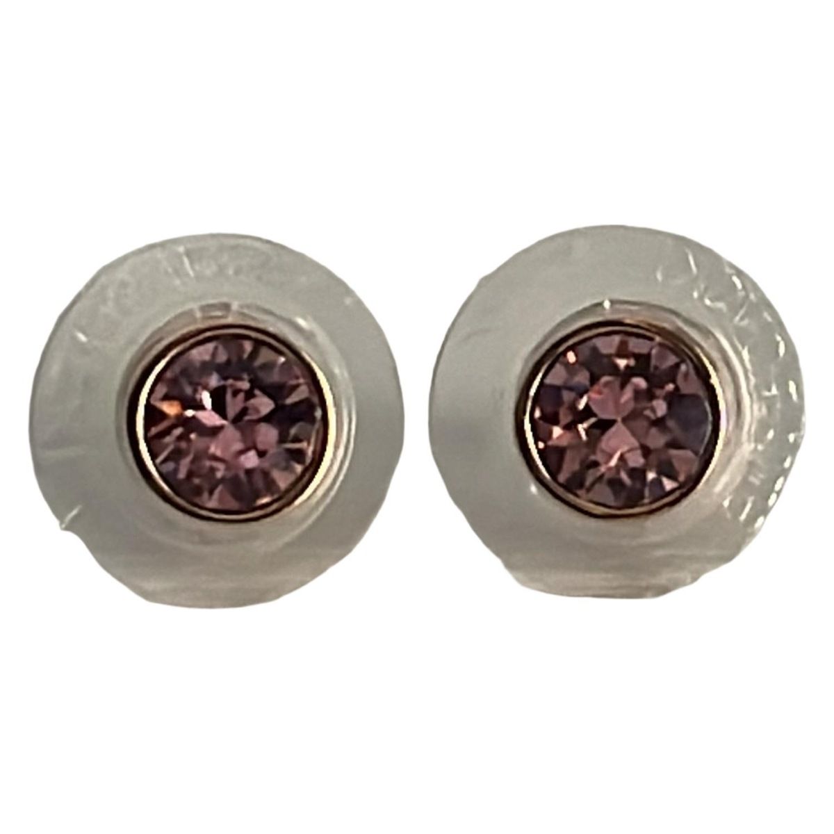SWAROVSKI スワロフスキー ピアス - ピンク×シルバー