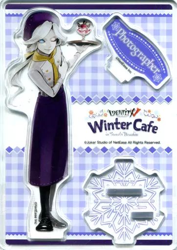 IdentityV 第五人格 庭師 アクリルスタンド ウィンターカフェ 中古】アクリルスタンド・アクリルパネル 写真家(ジョゼフ