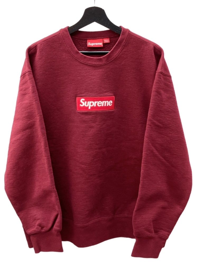 シュプリーム SUPREME 22FW Box Logo Crewneck Cardinal
