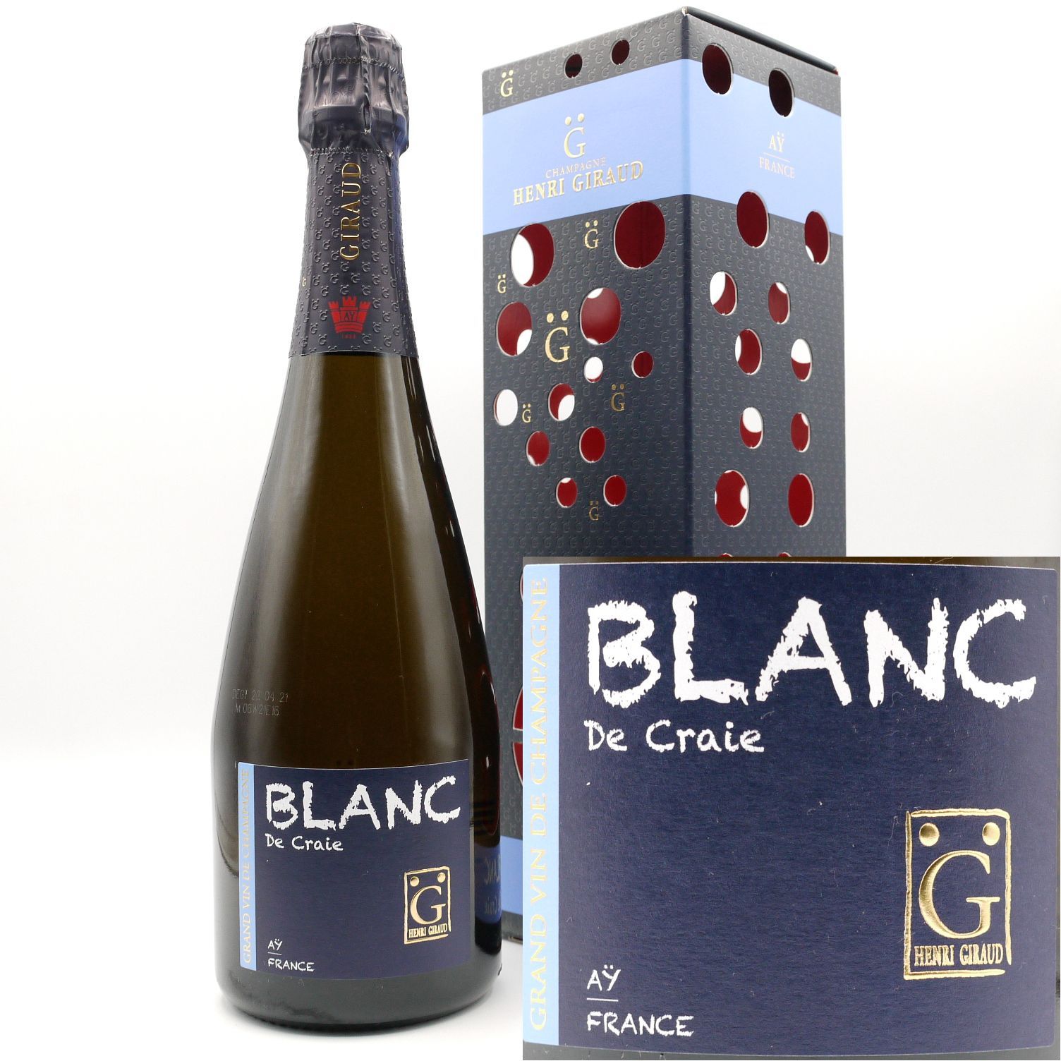 正規品 シャンパン アンリ・ジロー ブラン・ド・クレ N.V. 750ml