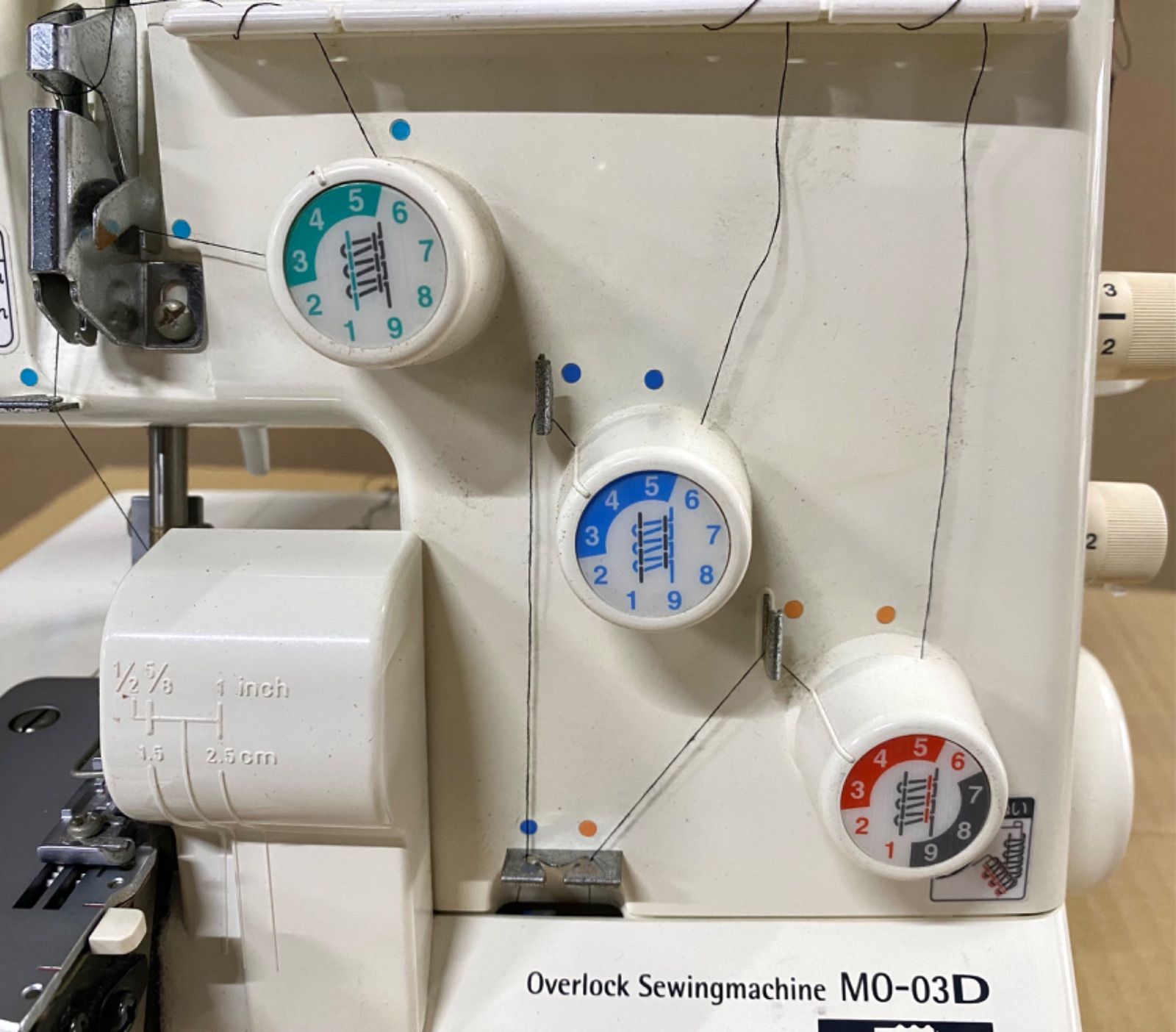 JUKI 1本針3本糸差動送り付きオーバーロックミシン MO-03D