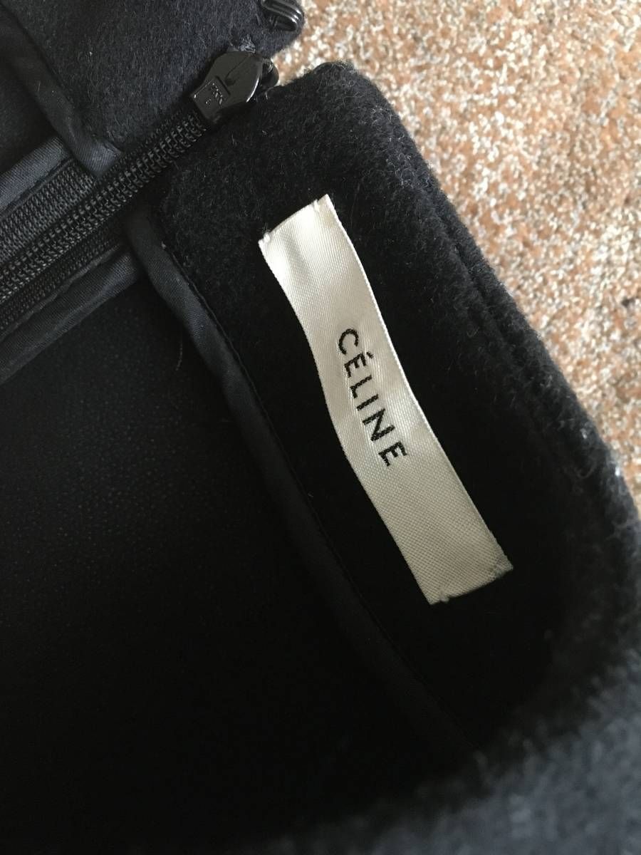 美品 セリーヌCELINE 　フィービー　ライダース　ジップ　ワンピース36 美品 セリーヌCELINE フィービー ライダース ジップ ワンピース36