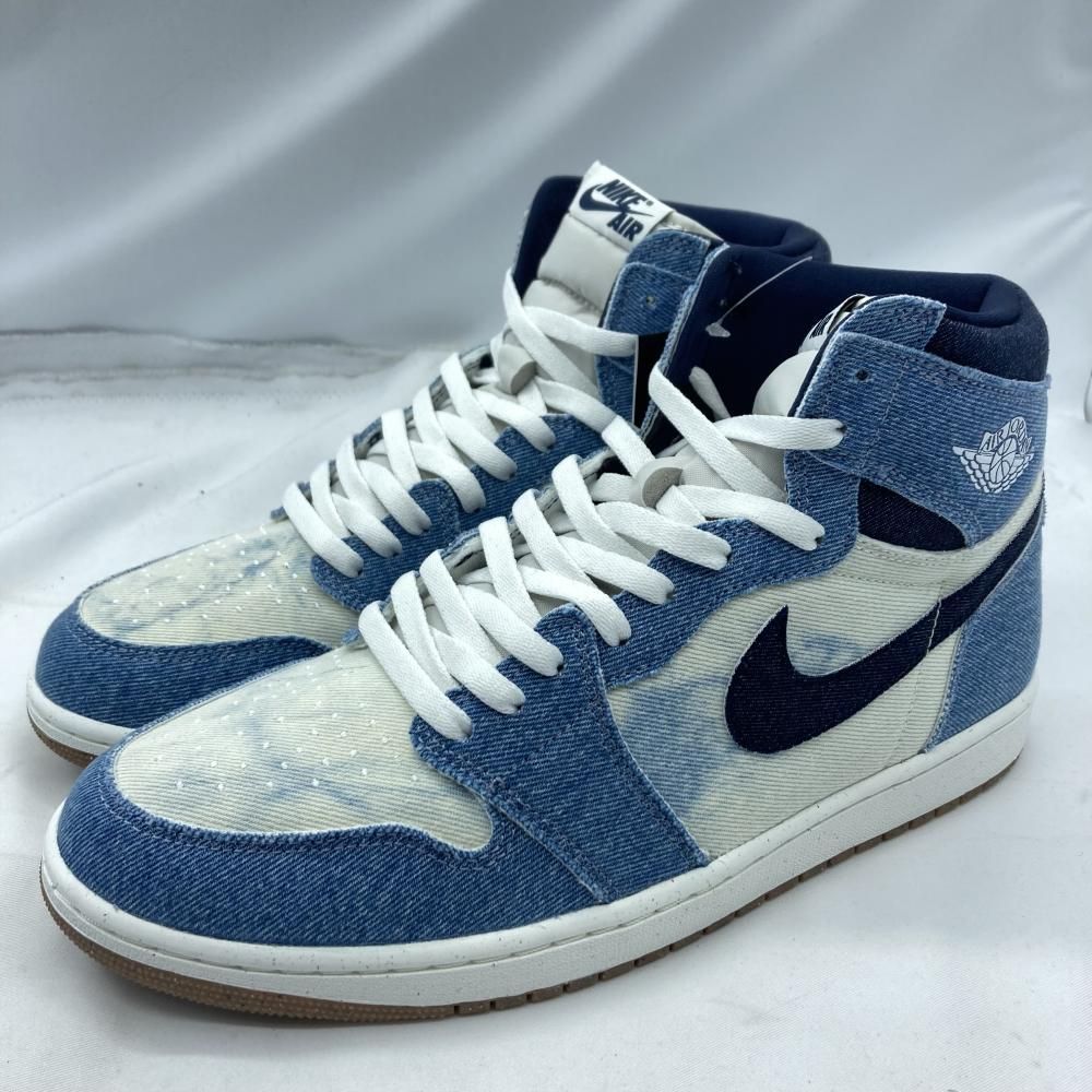 【】NIKE AIR JORDAN 1 RETRO HIGH OG Denim 30cm FQ2947-100 ナイキ エアジョーダン[19]