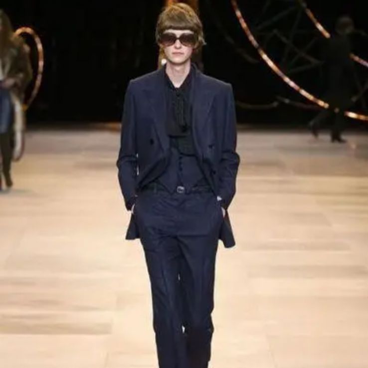 CELINE セリーヌ　ダブルブレストジャケット　エディスリマン celine セリーヌ ダブルブレストジャケットエディスリマン