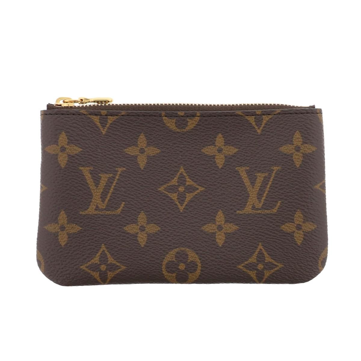 上品 LOUIS VUITTON ルイヴィトン ｶｰﾄﾞｷｰｹｰｽﾎﾟｼｪｯﾄ･ｸﾚ 財布 小銭入れ|コインケース ポシェット･クレ Brown M13559 unused S