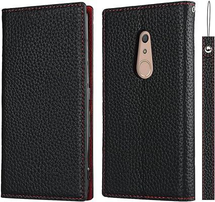 お買い得，低価 【在庫処分】Ｈａｖａｙａ Arrows Be4 ケース F-41A ケース 手帳型 スマホケース arrows be4 Fujitsu 富士通 本革 ストラップ docomo 耐衝撃 カバー カード収納 スタンド機能 レザー -ブラック 応募券