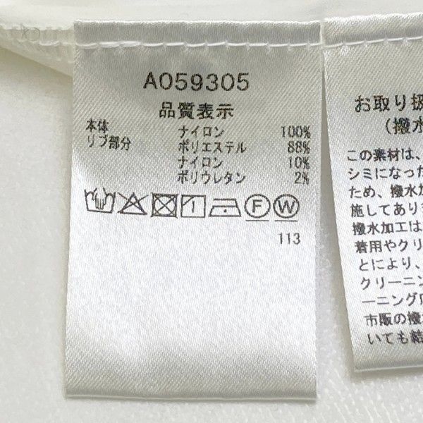 ARCHIVIO アルチビオ 半袖プルオーバー ナイロン ホワイト系 36