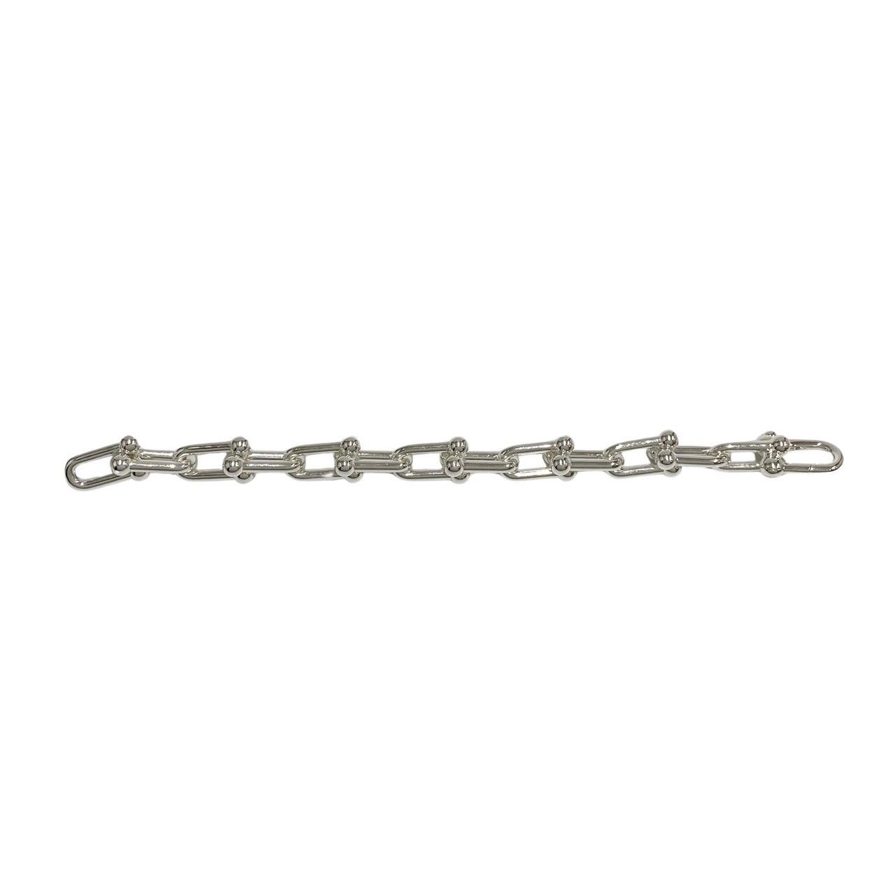 極美品 Tiffany & Coシルバーのブレスレット 極 美品 TIFFANY&Co. ティファニー ハードウェア ラージ