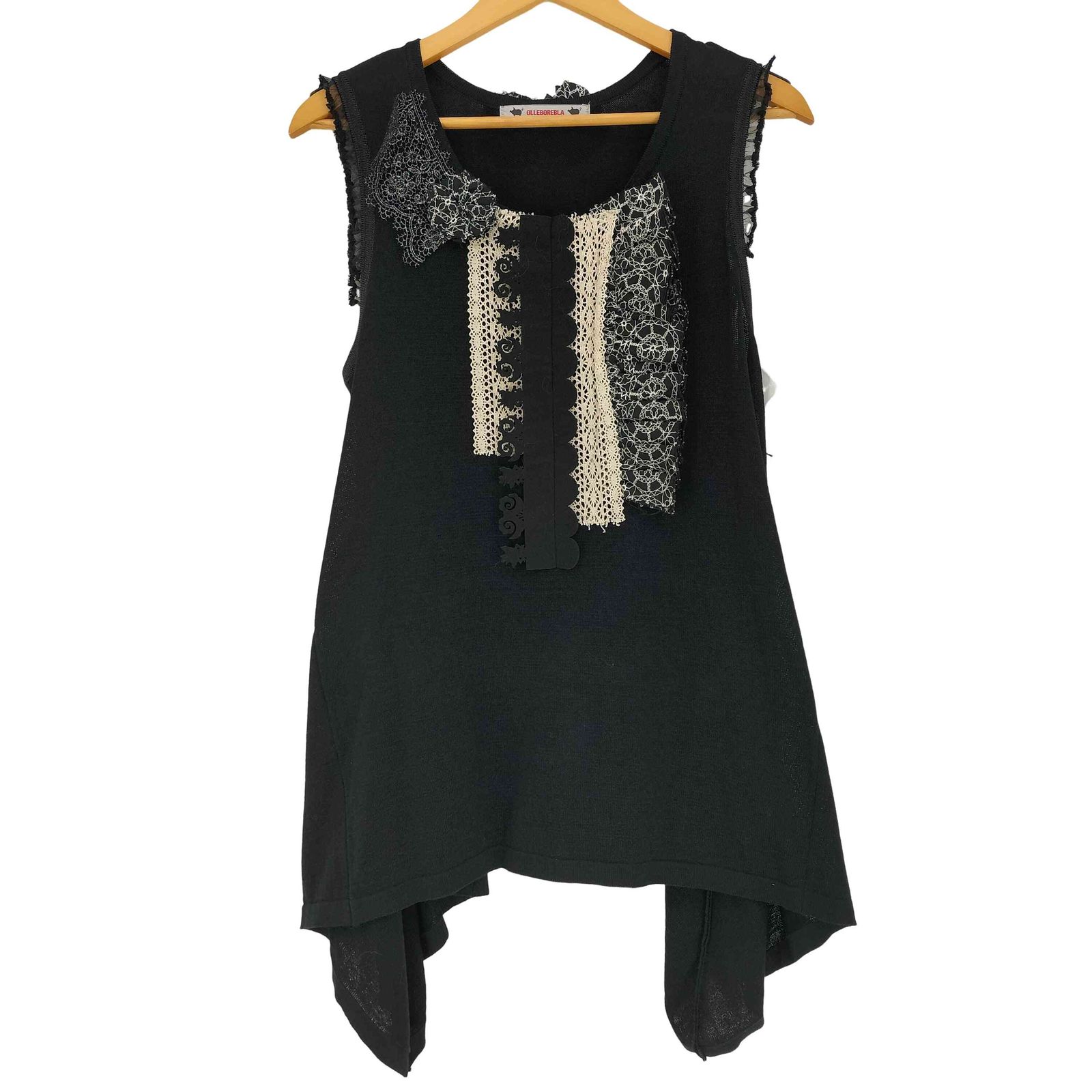 ALBEROBELLO＊ブラックノースリーブワンピース ALBEROBELLO＊ブラック