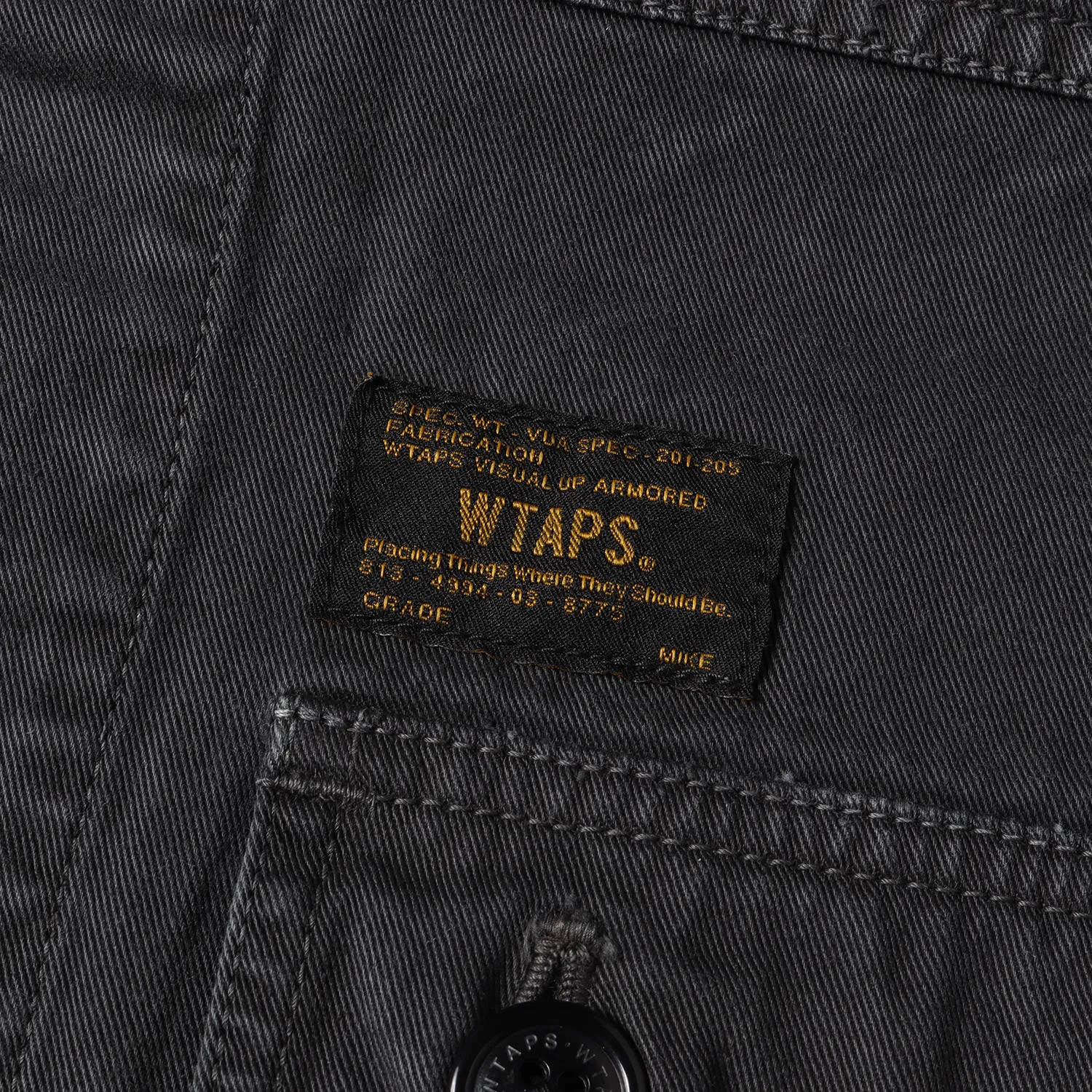 WTAPS ダブルタップス ジャケット サイズ:M オーバーダイ加工 コットン